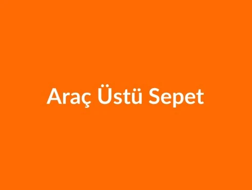 Araç Üstü Sepetli Vinç
